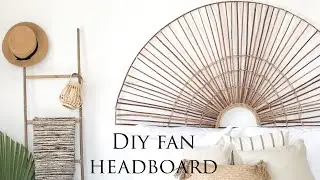 Diy boho bed headboard