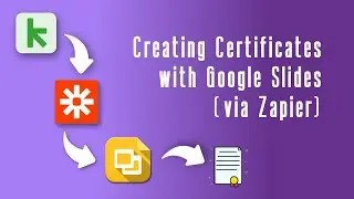Creating Certificates automatically [with Zapier and Google Slides] | Monkeypod Marketing