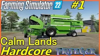 Let's Play FS22, Calm Lands Hardcore #1: Our Very Own Combine!