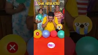 Balloon Color Selection, Who Got Doused With Water #Funnyfamily #Partygames
