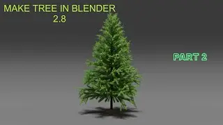 How To Make A Tree In Blender 2.8 Part 2|Master Pro|English