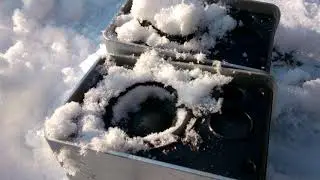 Satelitki Samsung w śniegu
