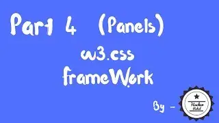 Part-4 w3.css Panels - HackerRahul