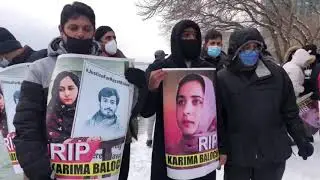 Gathering in Toronto for Karima Baloch