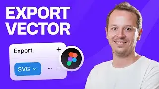 How to export vector in Figma