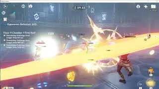 [Genshin Impact] C6 Noelle showcase - Spiral Abyss Floor 9