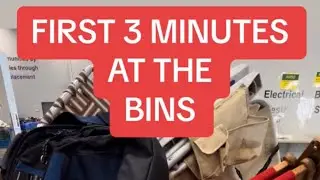 GO THRIFTING WITH ME AT THE BINS