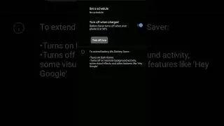 How battery saver mode turn on #battery #save #mode #turnon #saving #setting #turnoff #ytshorts #lik