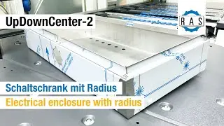 UpDownCenter: 400 mm Schaltschrank mit Radien | UpDownCenter: 400 mm electrical cabinet with radii