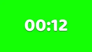 15 Seconds Green Screen Timer with Sound | 