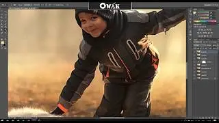 Обработка детской фотографии в Photoshop
