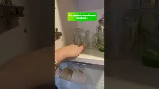 Как поставить креманки в шкаф, если они не влазят на полку. Рабочий лайфхак