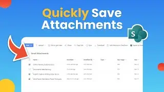 HOW TO: Save emails and attachments in SharePoint