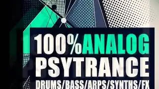 100% Analog Psytrance - Sample Pack by Braincell - Drums, Bass, Synths, Arps, FX Loops