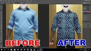 Cara Mengganti Baju dengan mudah di Photoshop CS6 untuk Pemula