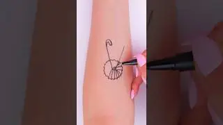 Bottle cap and safety pin tattoo design idea! #shorts #tattoo #viraltrick #tipsandtricks #fypage
