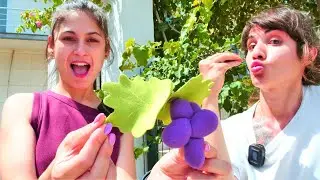 Komik video! Ayşe, ağaç yapraklarından sarma yapıyor! Yemek yapma oyunları