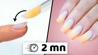 Un DÉGRADÉ en 2 MINUTES ? Méthode ONGLES en GEL Popit