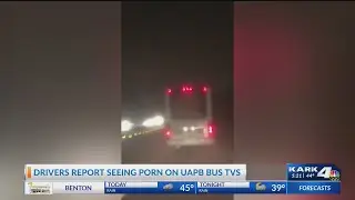 Drivers report seeing porn on UAPB bus TVs