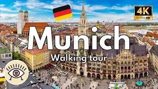 Munich, Germany🍺 [4K 60 FPS] ✅ Walking tour with subtitles 