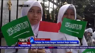 Ratusan Pelajar di Kota Bogor Turun ke Jalan Sambut Raja Salman - NET10