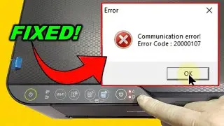 How to Fix Communication Error on Epson Printer (Error Code 20000107)