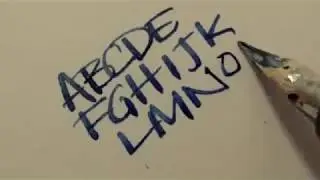 ASMR WRITTING SOUNDS (CALLIGRAPHY)