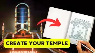 Draw Your Shiva Temple Easily | Kolam Step-by-Step Guide |Mahashivratri Kolam