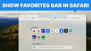 How to Show Favorites Bar in Safari on Mac (Tutorial)