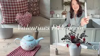 valentines home decor DIY | all £3 and under to make | classy country style