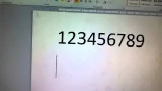 Arabic and Urdu Numbers and Numerals, Microsoft Word 2010