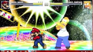 Mugen Mario Vs Homer