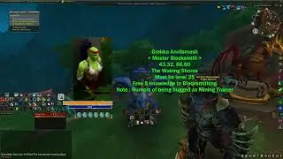 Free Blacksmithing Knowledge Hidden Master Grekka Anvilsmash Dragonflight WoW