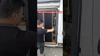 karavan perdeli sineklik. ışık geçirmeyen perde #pilelisineklik #pliseperde #plisesineklik
