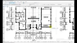 Сборно-монолитное каркасное здание в ArchiCad. Часть 1. Сетка колонн в ArchiCad.
