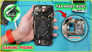 Mổ Bụng Gaming Phone Black Shark Helo. Check Zin, Tản nhiệt nước, Snapdragon 845