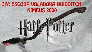 DIY BROOM NIMBUS 2000 HARRY POTTER.