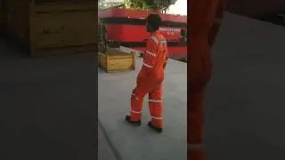 Merchant navy boy walking on shore ship shorts video #navy #shorts #ship