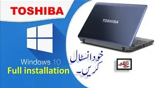 Install windows 10 from usb  on toshiba satellite laptop | startup menu windows 10