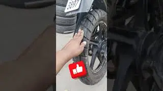Splendor mein big tyre fitting /100/90/18 MRF tubeless tyre