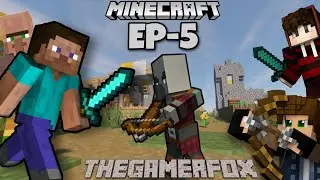 First Day At Village Gone HORRIBLY Wrong!! || Minecraft SMP EP 5 || [HINDI] [MULTIPLAYER]