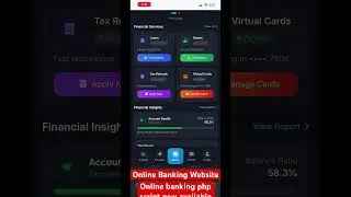 Online banking website php script now available 