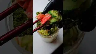 Trying the viral CUCUMBER SALAD🥗Lazy Sushi Salad🥒