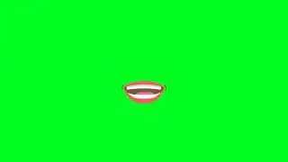mouth loop animation green screen