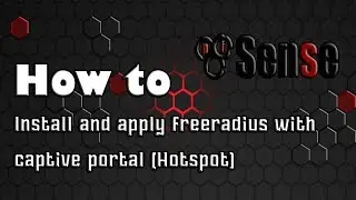 [Pfsense]Install and apply freeradius with captive portal (Hotspot)
