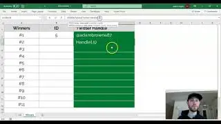 Create a Contest with Random Winners in Excel