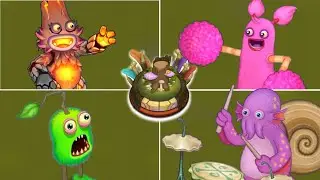 Tribal Island - All Monsters, Sounds & Animations | My Singing Monsters