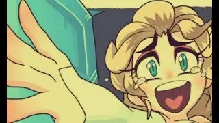 Frozen and Adventure Time Crossover Comic