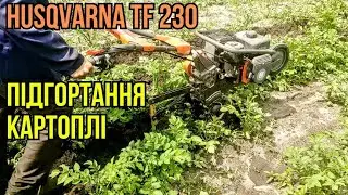 Мотокультиватор Husqvarna tf 230. Підгортання картоплі #будні #мотокультиваторхускварна #лайфканал