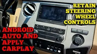 Ford Super Duty Radio Upgrade XLT to Platinum Conversion